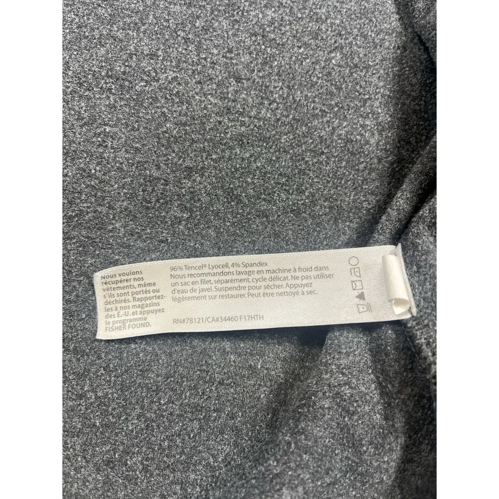 Eileen Fisher Open Front Cardigan Jacket Tencel‎ Blend Grey Women's Size Medium